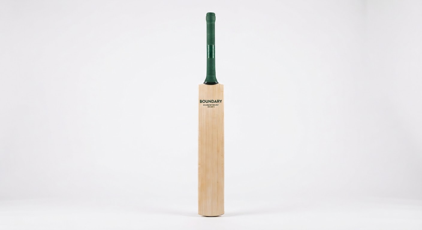 English Willow Bat — Grade 2 — Grade 2 English Willow · Deep Green Grip