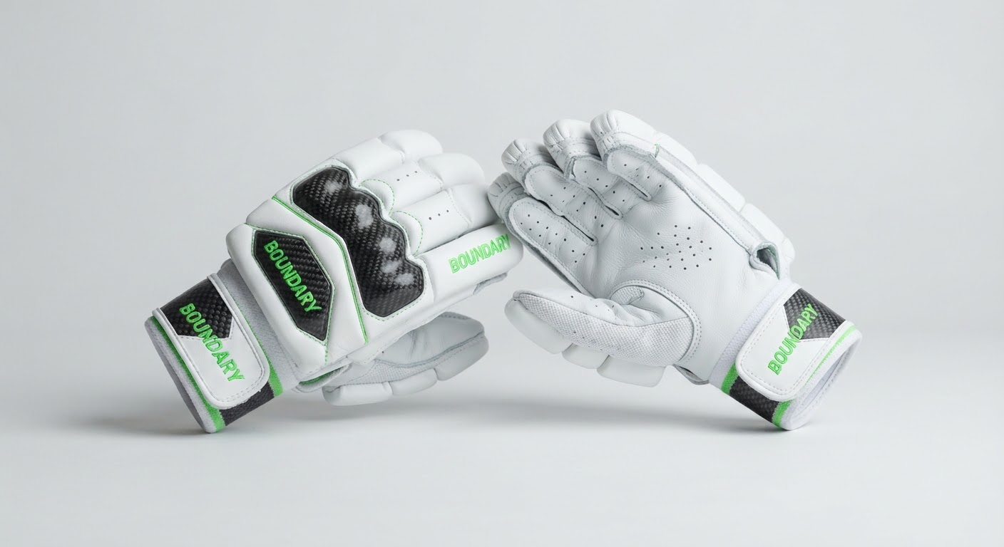 Precision Gloves — Leather Palm · Carbon-Look Inserts